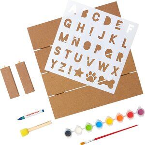 Anker Play Paint a Pallet Wooden Craft Kit DIY Arts & Crafts Kids